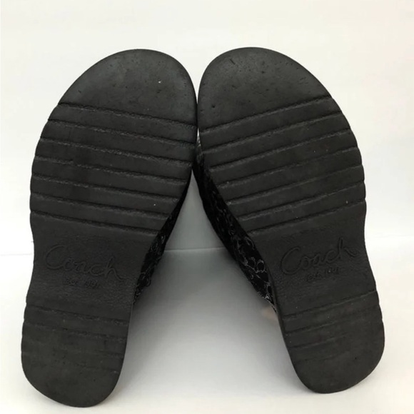 ✨Women’s Coach Black Nikole Midcalf Signature Boots - Picture 13 of 13